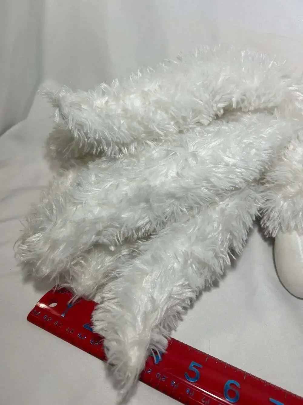 Nine Tails White Fox Plush 12” not including its tails!